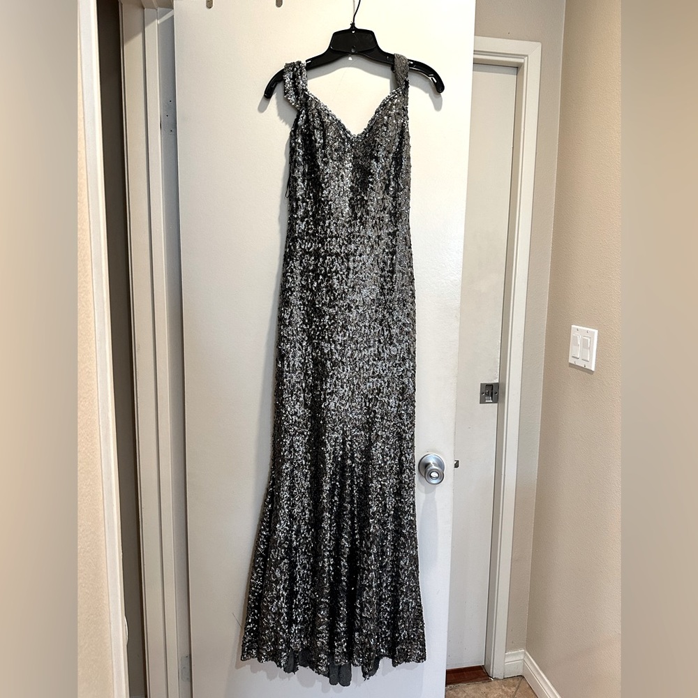 Formal sequence full length dress